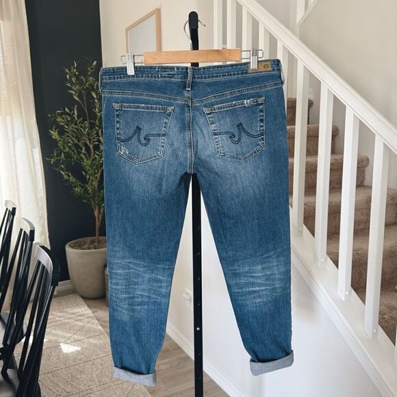 Adriano Goldschmied AG Stilt Cigarette Jean 31R Distressed - Picture 4 of 14